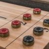 12′ Issac Shuffleboard – Silvered Oak Rec Room