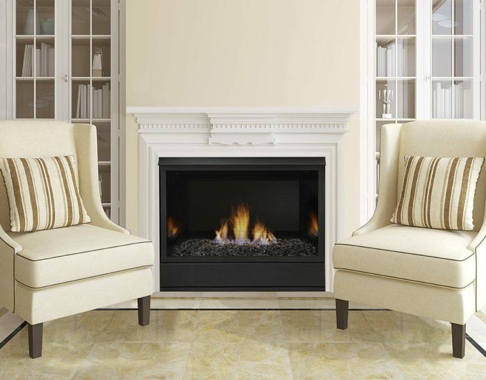 37″ Charleston Vent Free Fireplace – Natural Gas Fireplaces