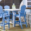 Adirondack 5-Piece Counter Height Pub Set With Swivel Stools Chat & Pub Sets