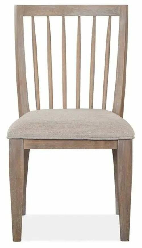 Ainsley Wood Side Chair Upholstered Seat Dining & Kitchen