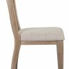 Ainsley Wood Side Chair Upholstered Seat Dining & Kitchen