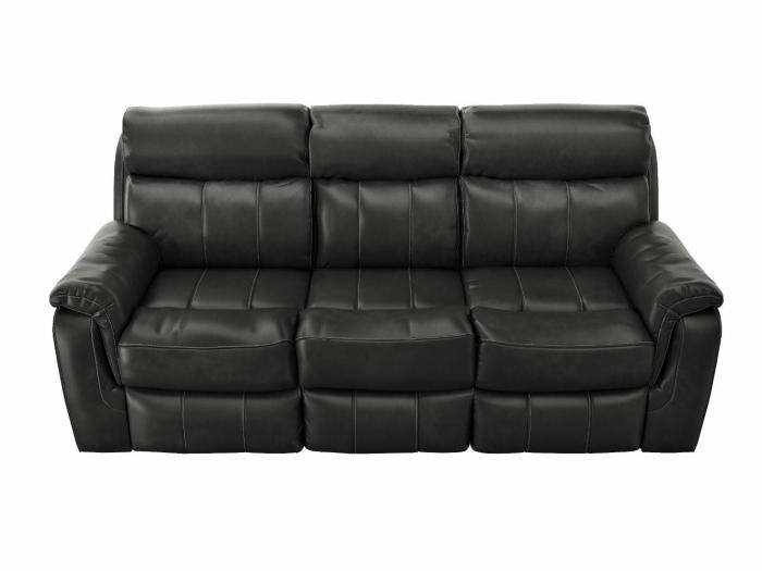 Alden Power Reclining Sofa – Black Furniture