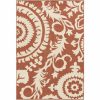 Alfresco 5’X8′ Area Rug – Rust & Cream (Alf-9613) Furniture