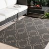 Alfresco 8’X10′ Area Rug – Black & Camel (Alf-9590) Furniture