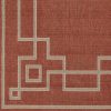 Alfresco 8’X10′ Area Rug – Rust & Camel (Alf-9631) Furniture