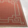 Alfresco 8’X10′ Area Rug – Rust & Camel (Alf-9631) Furniture