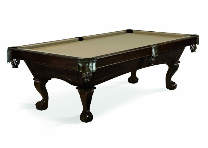 Allenton 7′ Ball And Claw Pool Table Espresso Pool & Billiards Tables