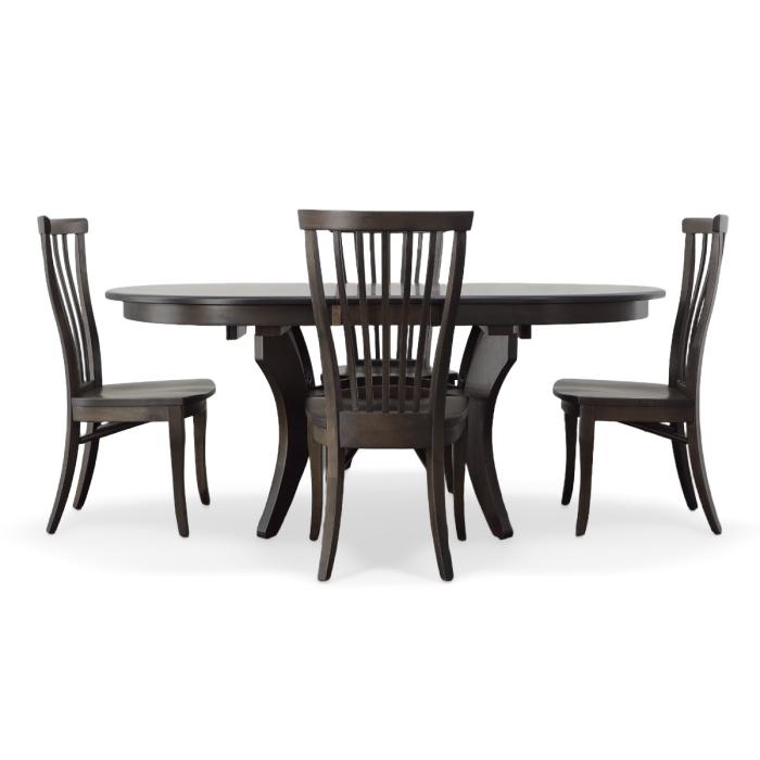 Amish Dining Collection – 5 Piece Oval Table Set Dining & Kitchen