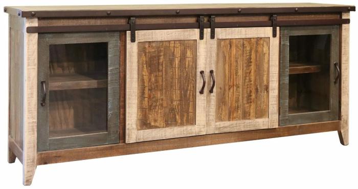 Antique 80″ Barndoor Console Furniture