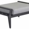 Aragon Ottoman – Slate Grey / Silvered Dove Ottomans