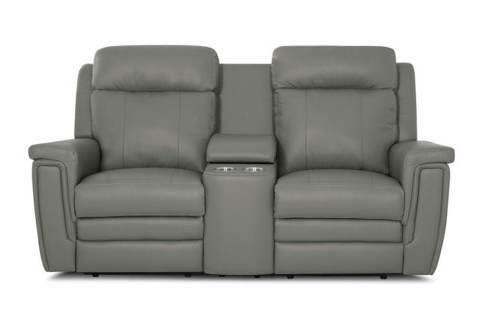 Asher Power Reclining Loveseat With Console Furniture