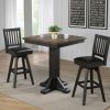 Ashford 36″ Square Bar Height Table Bars & Barstools