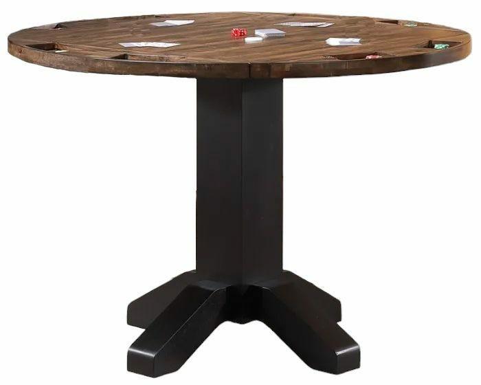 Ashford 52″ Drop Leaf Game Table Rec Room