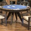 Austin Reversible Top 54″ Octagon Game Table Poker & Game Tables