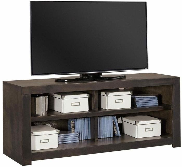 Avery Loft 60″ Open Console – Ghost Black Furniture