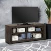 Avery Loft 60″ Open Console – Ghost Black Furniture