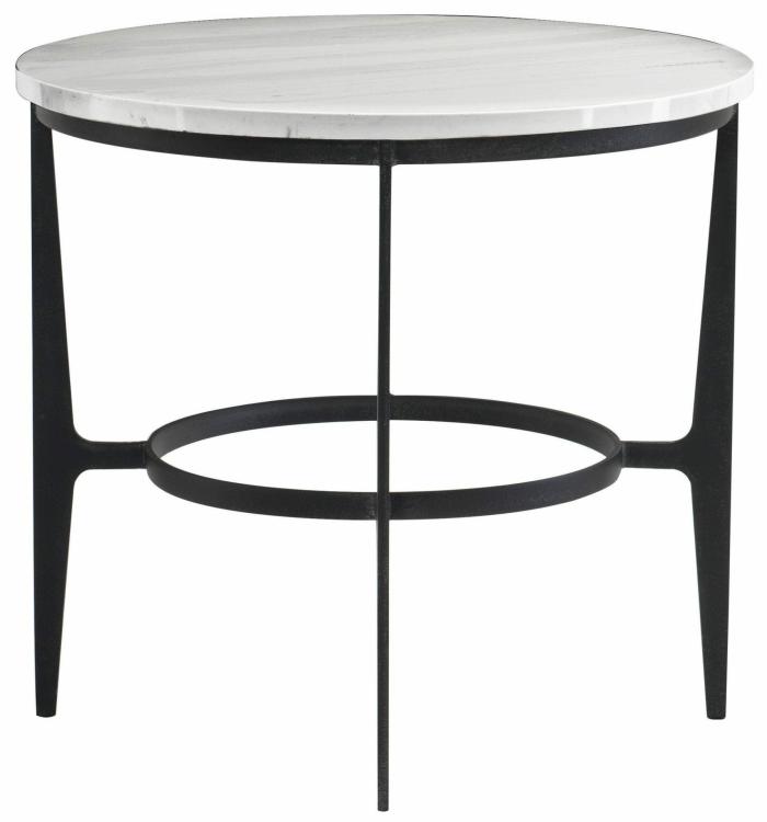 Avondale Round Metal End Table Accent Tables