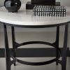 Avondale Round Metal End Table Accent Tables