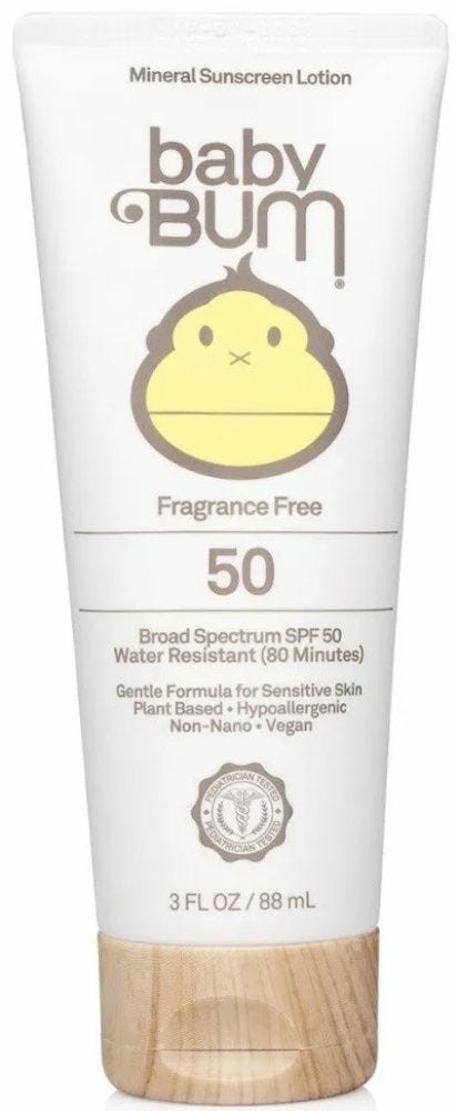 Baby Bum Mineral Spf 50 Sunscreen Lotion – Fragrance Free Outdoor