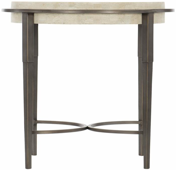 Barclay Metal Round Chairside Table Accent Tables