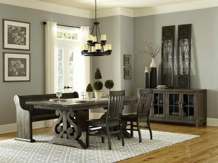 Bellamy 6-Piece 80″ Rectangular Dining Set Dining & Kitchen