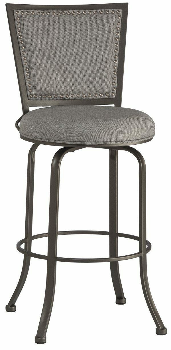 Belle Grove Swivel Bar Stool – Grey Ash Bar Stools