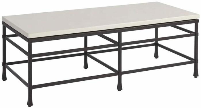 Breakwater Metal And Stone Cocktail Table Accent Tables