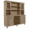 Bryxton Back Bar And Hutch Set Bars & Barstools