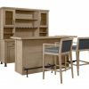 Bryxton Back Bar And Hutch Set Bars & Barstools