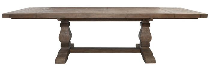 Caleb Collection 118″ Rectangular Gathering Table Dining & Kitchen