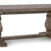 Caleb Collection 77″ Rectangular Gathering Table Dining & Kitchen