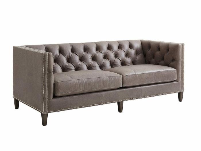 Camille Leather Sofa Furniture