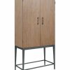 Carmel Bar Cabinet Distressed Oak Bars & Barstools