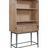 Carmel Bar Cabinet Distressed Oak Bars & Barstools