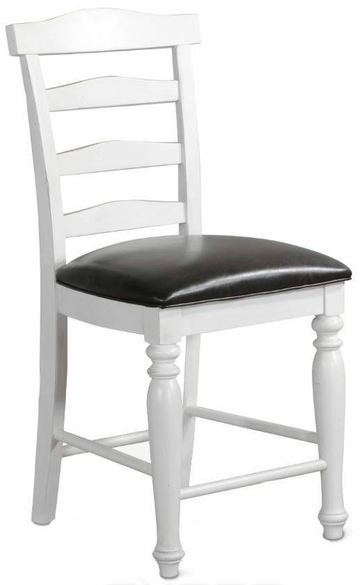 Carriage House Collection 24″ Ladder Back Chair Bar Stools