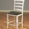 Carriage House Collection 24″ Ladder Back Chair Bar Stools