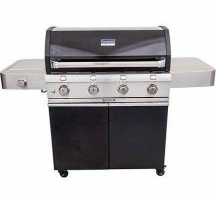 Cast Black 670 4-Burner Propane Gas Grill Gas Grills