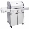 Cast Stainless 500 3-Burner Propane Gas Grill Gas Grills