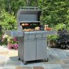 Cast Stainless 500 3-Burner Propane Gas Grill Gas Grills