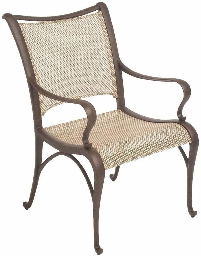 Central Park Sling Arm Chair – Desert Bronze Dining Chairs