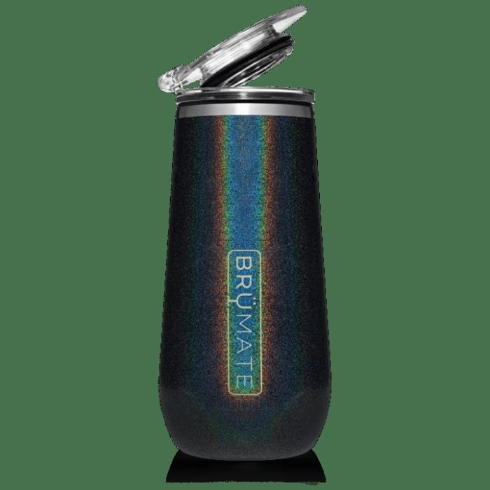 Champagne Flute 12Oz | Glitter Charcoal Brümate