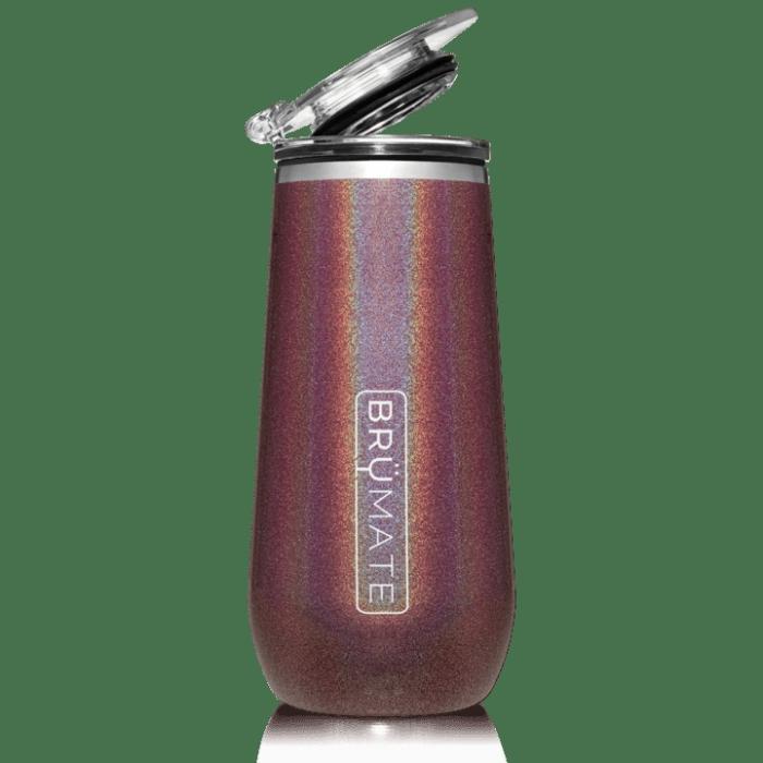 Champagne Flute 12Oz | Glitter Merlot Brümate