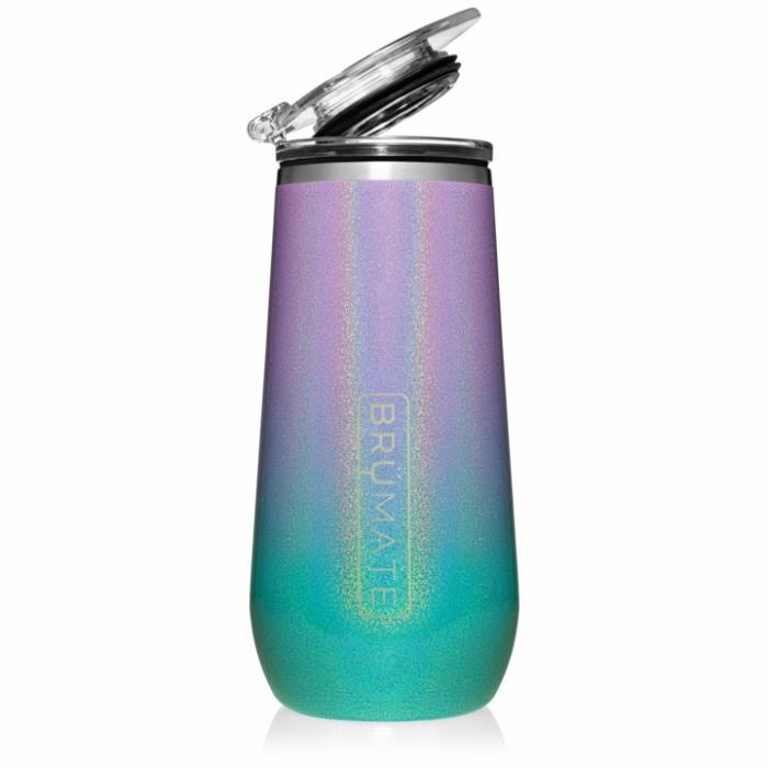 Champagne Flute 12Oz | Glitter Mermaid Brümate