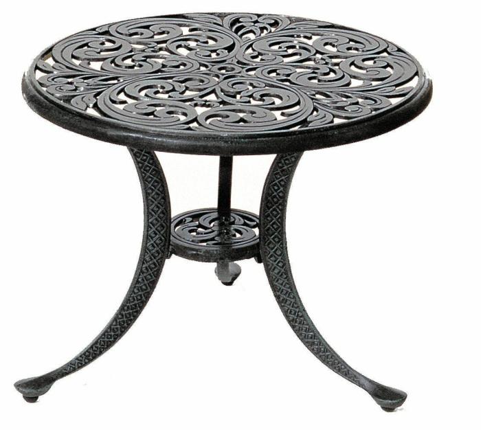 Chateau 21″ Round Tea Table – Desert Bronze Accent Tables