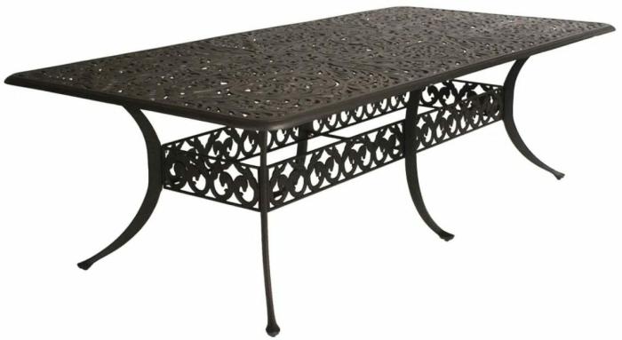 Chateau 48″ X 98″ Rectangular Dining Table – Desert Bronze Dining & Chat Tables