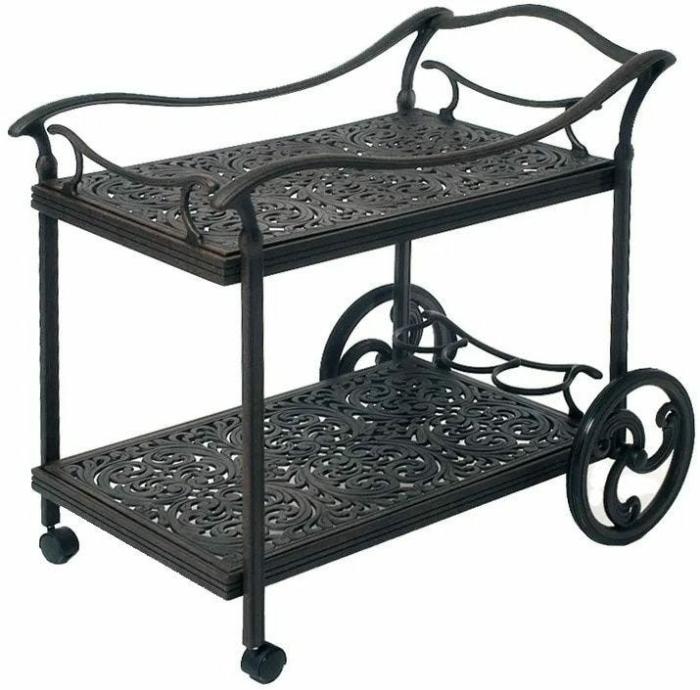 Chateau Tea Cart – Desert Bronze Bars & Bar Stools