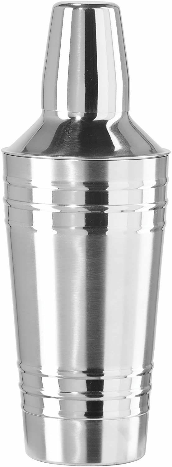 Classic 16 Oz Stainless Steel Cocktail Shaker Bars & Barstools