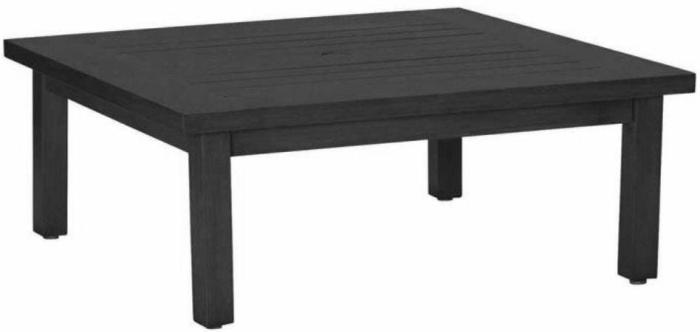 Club Aluminum Square Coffee Table – Midnight Accent Tables