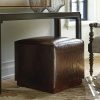 Colby Leather Ottoman Furniture