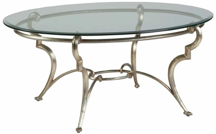 Colette Oval Cocktail Table Accent Tables